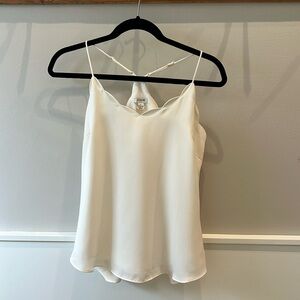 J Crew EUC Scalloped Cami Top - Ivory - Size 0
